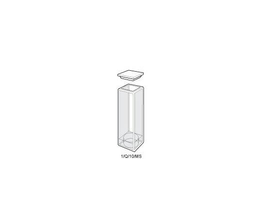 Starna Scientific 撹拌用石英セル　PTFEカバー付き　光路長：10mm　3.500mL　ベース形状：Type.1 1個 1/MS/Q/10