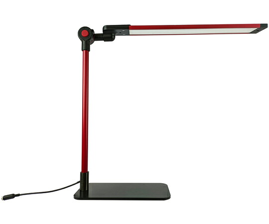 日機 LEDデスクライト スタンドタイプ レッド 1台 NLUD10BDACRED