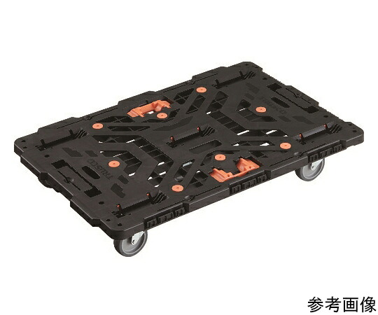 トラスコ中山 継ぎ合わせる式脂製平台車 ビートル 900X600 自在5輪 とめたろう付 1台 BT900J5-E100T 物流・運搬器具-台車