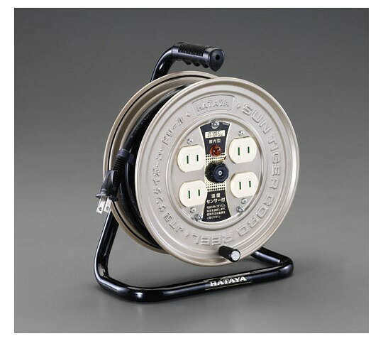 エスコ AC125V/15A/10mコードリール(温度センサー付) 1台 EA815BK-10A｜Shop de clinic店