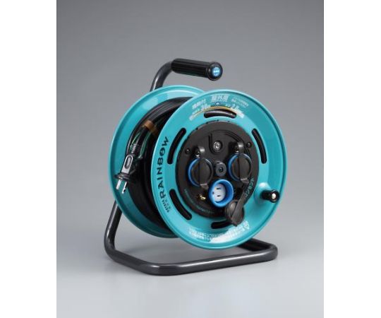 エスコ コードリール（防雨型/アース付）　AC125V/15A/30m 1台 EA815FA-30