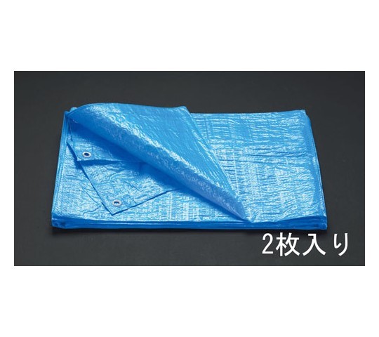 エスコ 青み居敷き（#1500/2枚） 10×10m/0.15粍 1組 EA911AB-16