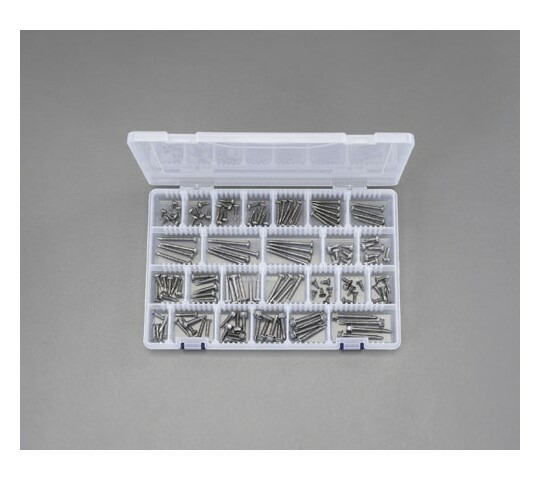 エスコ ドリルねじセット ステンレス M4.0-5.0mm 1セット EA949AM