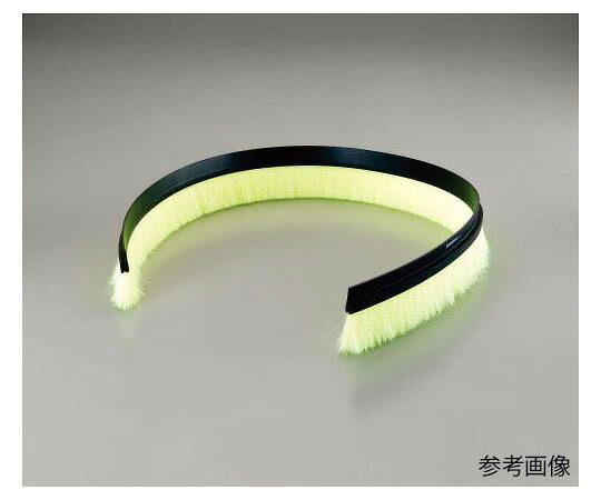 エスコ 60mm×1.0m消印毛はらい(PP/黒) 1巻 EA979KD-1B