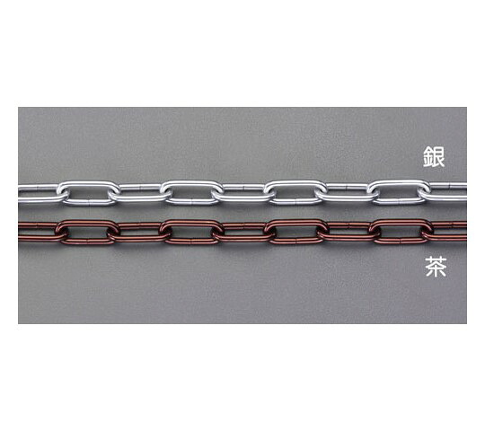 エスコ リンクチェーン(アルミ製/シルバー) 5.0mm×5m 1本 EA980AL-2