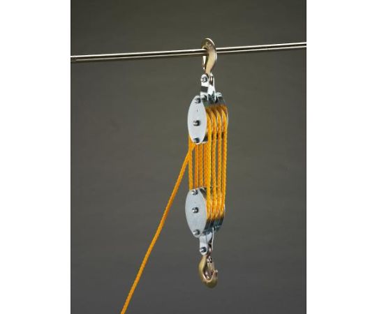 エスコ ロープホイスト（φ8mm×20mロープ付）　300kg 1個 EA987CH-10