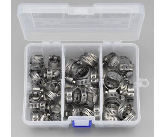 店内全品ポイント5倍★要エントリー★エスコ ホースクランプセット(ステンレス製) 5.6−23mm 1組 EA463C|Shop de clinic店