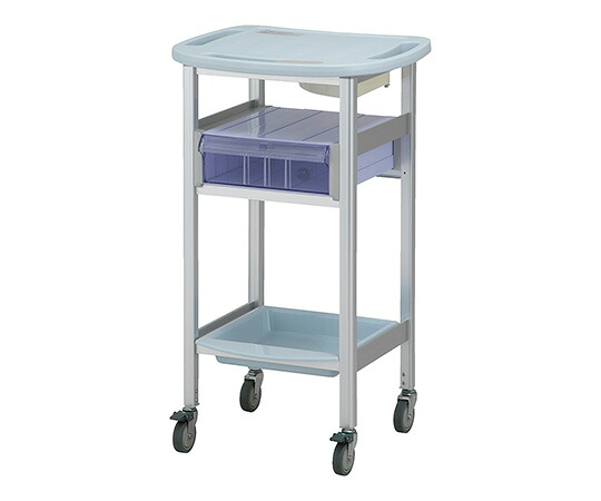 パソコン処置カート　固定式(引出し付き)　ブルー AO-KH-B｜Shop de clinic店 33,222円