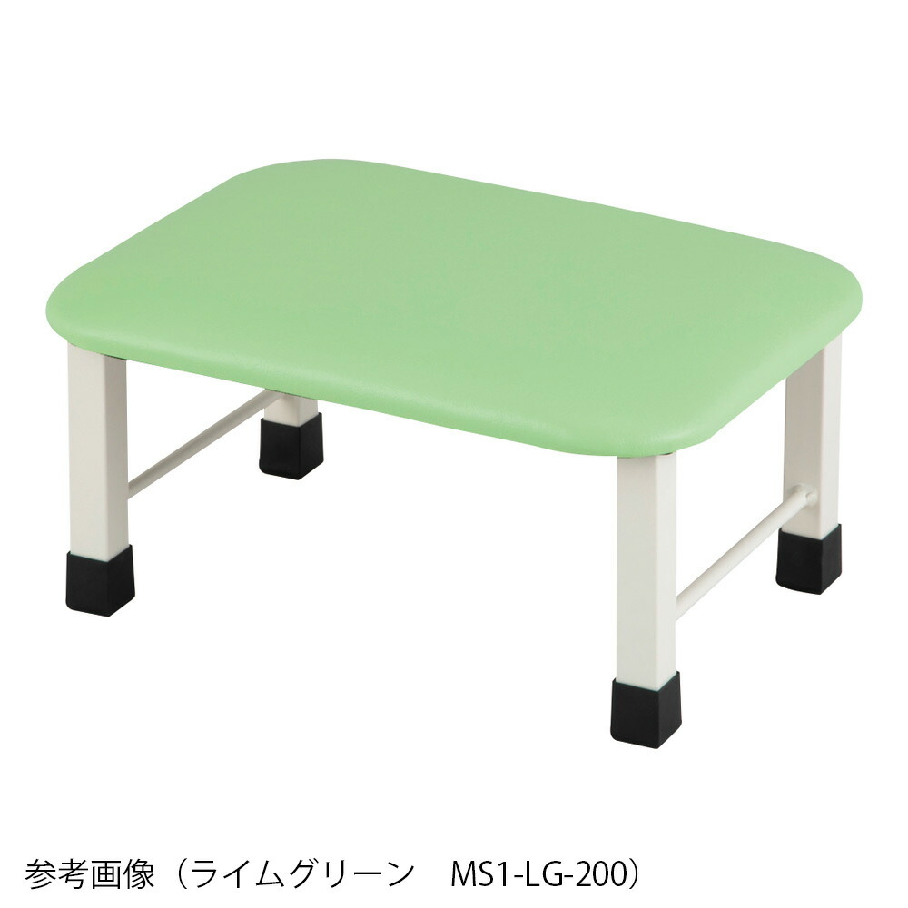 ナビス（アズワン） ミニ踏み台　1段　400×300×200mm　ライトブルー 1台