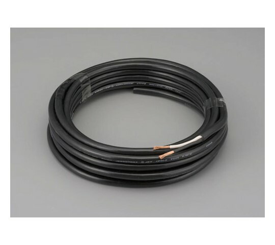 エスコ [2種EPゴム]キャブタイヤケーブル　3.5mm2×10m/2芯 1巻 EA940AX-31