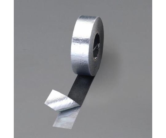 エスコ 100mm×18.3m滑り止めテープ(裏面アルミ/黒) 1巻 EA944DB-42