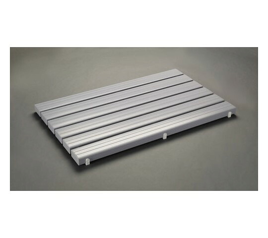 エスコ 600×1056粍すのこ(PVC/薄墨色) 1個 EA997RJ-91