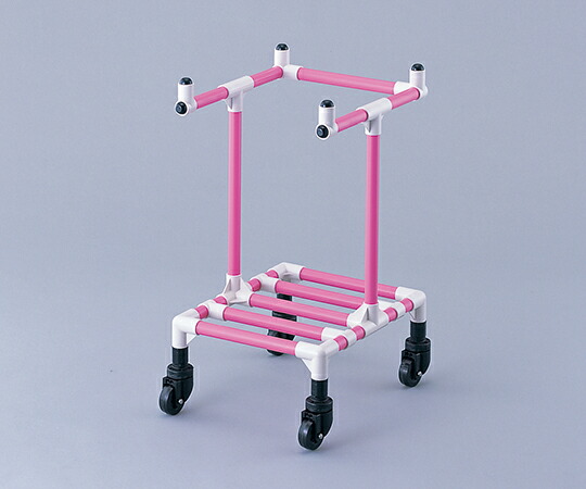 矢崎化工 ゴミ手押し車 384×453×722粍 サクラ色 1台