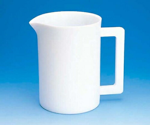 フロン工業 PTFE手付ビーカー 5000mL 両手付 1個 F-1072-004
