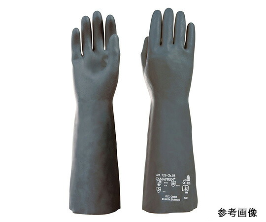 【おまとめお得な２個セット】ハネウェル 耐酸・耐アルカリ手袋　カマプレン　1双/袋　サイズ10（XL） 1双 726-10