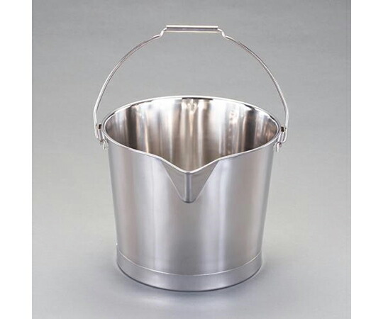 バケツ（口付/ステンレス製）　15L 1個 EA508S-22