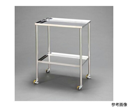 エスコ 600×450×775mm/13kgワゴン(ステンレス製) 1台 EA956MB-2