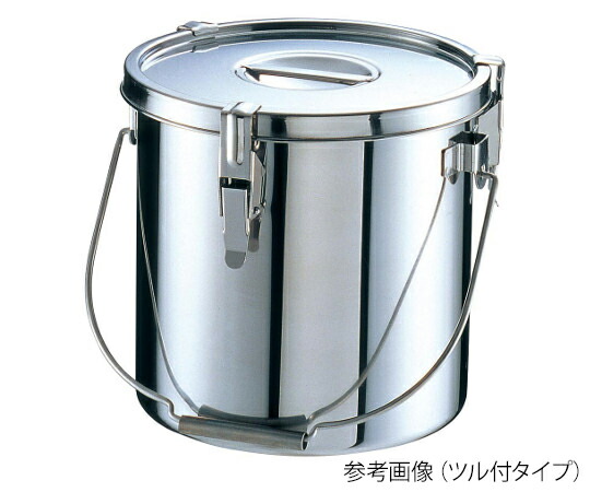 オオモリ 密閉缶（316） 15L 270φ×270 ツル付 1個 OM1012-05