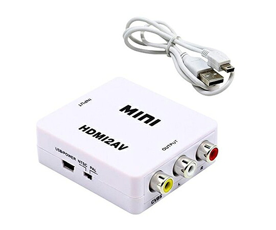 HDMI-RCA取り替えっこ変換器 1個 EM-CVHTR-BK