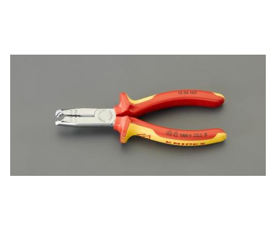 KNIPEX 針金ストリッパ（1000V不成立） 8-13粍 1丁 EA580KC-11 設備-その他-研究・実験用品