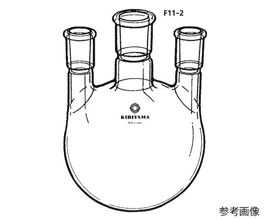 桐山製造所 三ッ口瓶（バーチカルタイプ） 500mL 1個 F11-2-1