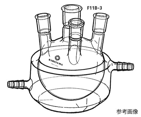 桐山製造所 四ッ口マントル瓶 1000mL 1個 F11B-3-6 花・ガーデン・DIY-その他