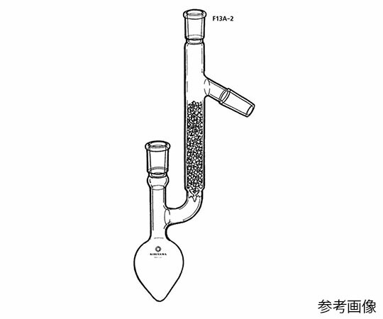 桐山製造所 詰め直す型クライゼンフラスコ 30mL 1個 F13A-2-5