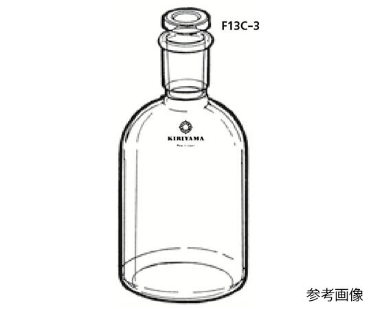 桐山製作所 エーテル瓶 500mL 1個 F13C-3-5