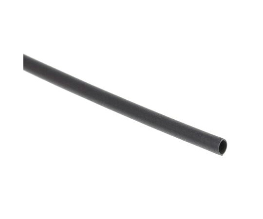 RS Pro 熱収縮チューブ ポリオレフィン 収縮前 1.6mm 収縮後 0.8mm スリーブ長さ 1.2m 黒 1袋(5個入) 398-228