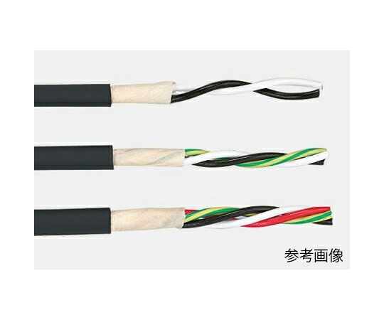 太陽ケーブルテック 多芯ケーブル 2芯 シールド無 1巻(10メートル入) 300V EXT-2/2517 2CX20