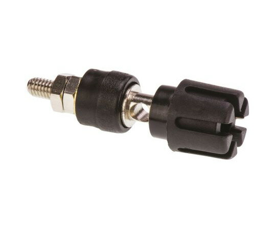RS Pro ターミナル ガラス繊維強化ナイロン ポリプロピレン 黒 1袋(5個入) 677-8740
