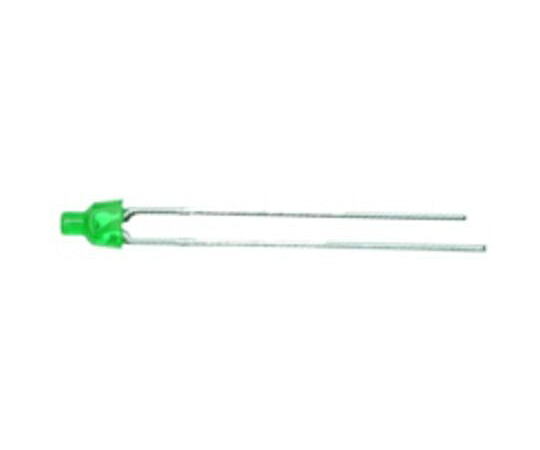 Kingbright 可視光LED 緑 568 nm 2 mm （2 （Dia.）ｘ5mm） 1袋(100個入) L-1034GDT