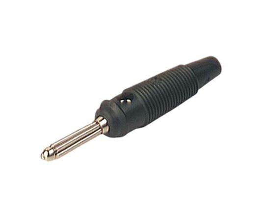 Hirschmann Test ＆ Measurement 4mmプラグ （オス） 黒 金 ニッケルめっき 1袋(5個入) 930727700