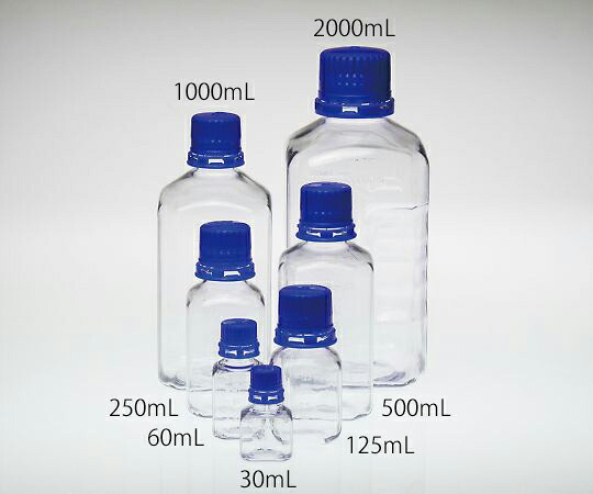 TriForest PETG滅菌培地瓶　2000mL　6本入 1パック(6本入) BGC2000S