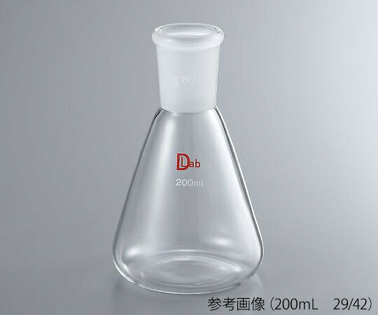 共通摺合三角フラスコ（硼珪酸ガラス-1）　1000mL　29/42 1個