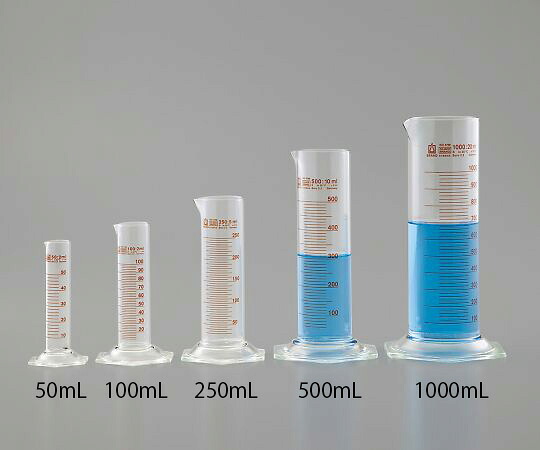 店内全品ポイント5倍★要エントリー★【おまとめお得な２個セット】メスシリンダー（太型）　500mL 1本 42054｜Shop de clinic店