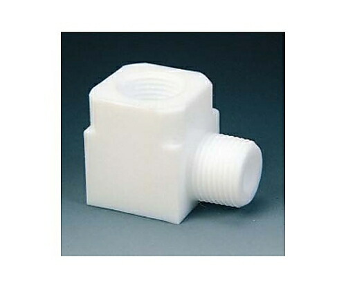 フロンケミカル PTFE パイプエルボーアダプター RC1/2×R1/2 1個 NR1109-004