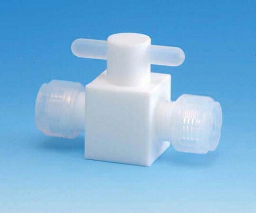 フロン工業 PTFE2方バルブ圧入型 10φ 1個 F-2017-003