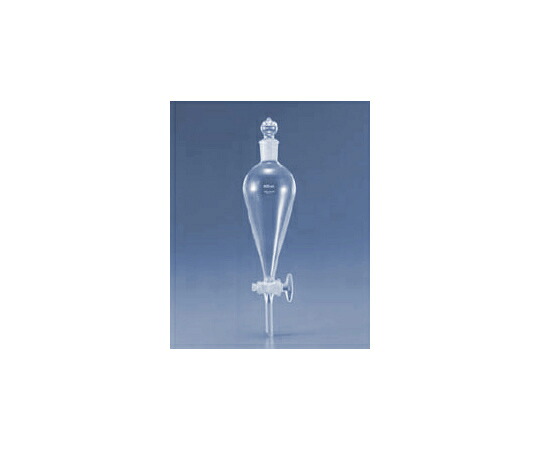 AGCテクノグラス・IWAKI 分液ロート（スキーブ形） 共摺ストップコック TS栓 200mL 2本 1箱(2本入) 6400FS200R
