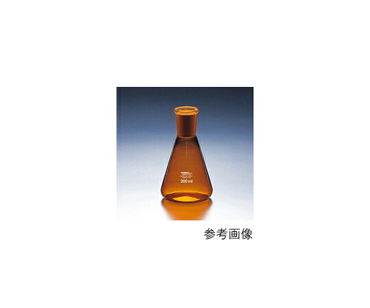 AGCテクノグラス・IWAKI 共通摺合せ三角フラスコ（茶） 100mL 29/42 1個 55000FK100-29