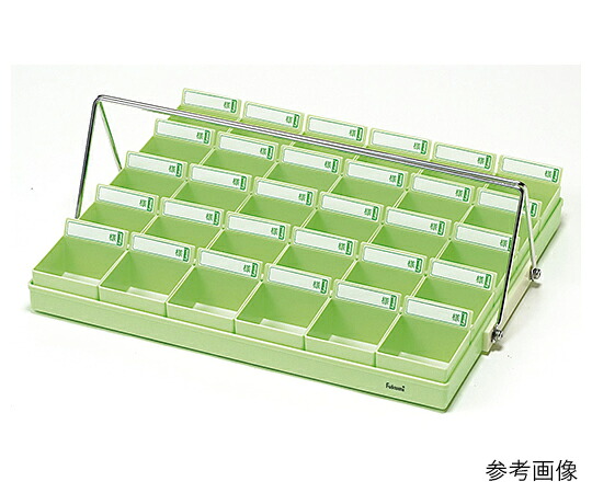店内全品ポイント5倍★要エントリー★エスティーメディカル 投薬トレー（ハンガー付）３０駒（ブルートレー／ブルー駒） 1セット PT-30BH｜Shop de clinic店