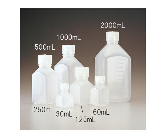 店内全品ポイント5倍★要エントリー★Thermo　Scientific　Nalgene 角型ボトル　ＰＰＣＯ　透明　５００ｍＬ 1パック(12本入) 2016-0500｜Shop de clinic店 9,571円
