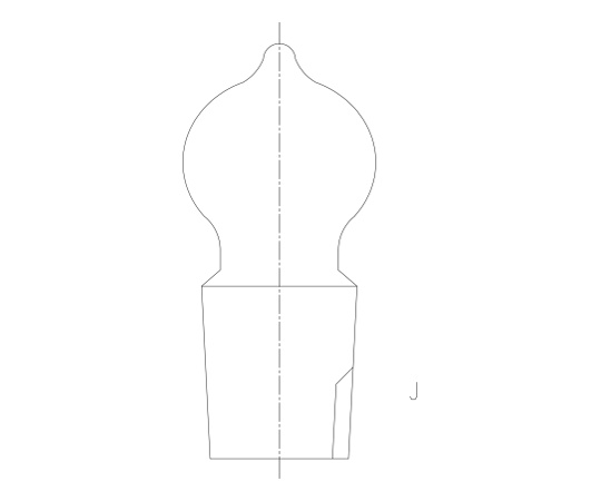 店内全品ポイント5倍★要エントリー★旭製作所 分液ロート用栓 1個 2248-34|Shop de clinic店