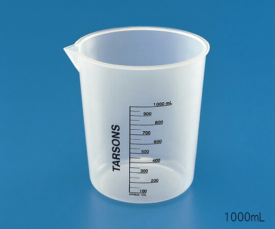 TARSONS ビーカー PP製 10000mL 1個 421090