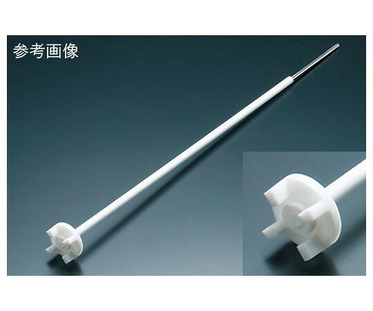 フロンケミカル 鉄芯出しPTFE覆面することまぜくり返す棒(レコード盤印字機) (全長600×サボ幅17.5) 1本 NR2569-006
