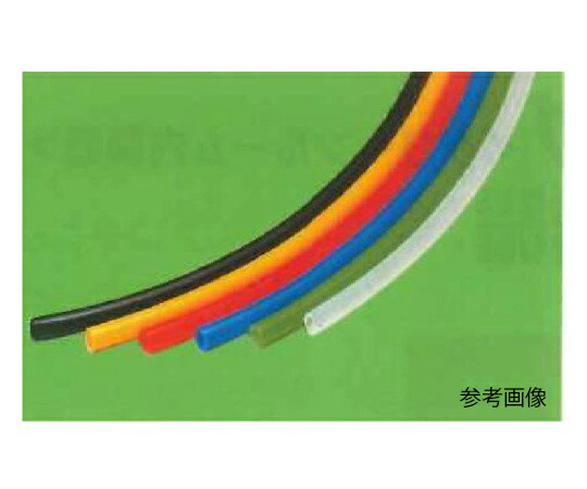 ユニバーサル USLナイロン熱電子管 in大きさ(高圧印字機) 9.53φ×4.81φ×20m (乳白) 1巻 00I-049-05-MW