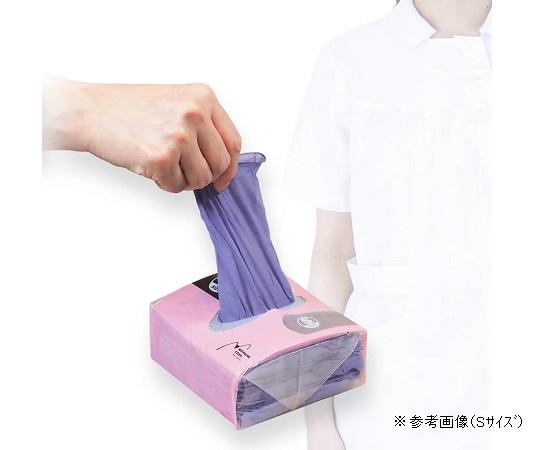 モレーンコーポレーション グレイシアゼロ テンピークスニトリル検査用グローブ M (125枚/パック×16) 1箱(125枚×16パック入) EC-TPZ-03