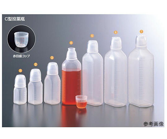 馬野化学容器 C型投薬瓶　60mL 1ケース(200本入) C-60
