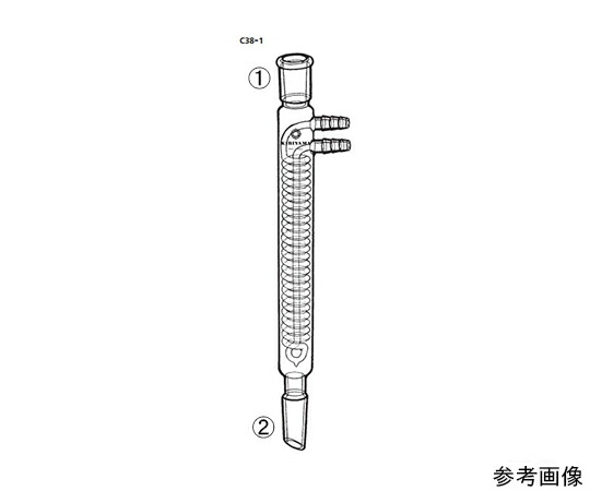 桐山製造所 体操場ロート落ち居る器 1個 C38-1-4 実験用素材-花・ガーデン・DIY