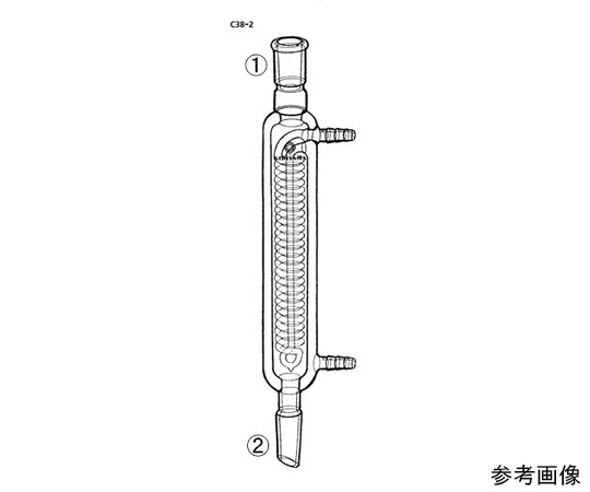 桐山製作所 二重式冷却器 1個 C38-2-4